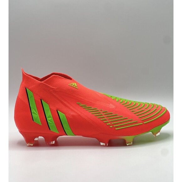 Adidas Predator Edge+ FG Men Size 11.5 Soccer Cleats Solar Red Game Data Pack main image 6